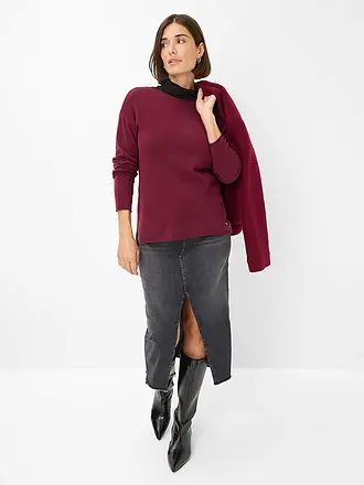 BRAX | Pullover LIZ | dunkelrot